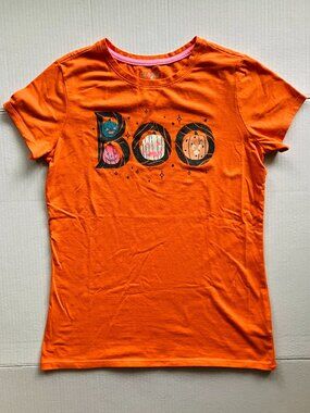 3/$15 Cat & Jack 14/16 Pumpkin Boo Fall Halloween T-Shirt